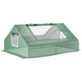Portable Mini Greenhouse with Roll-Up Windows — Green — alternate view 9