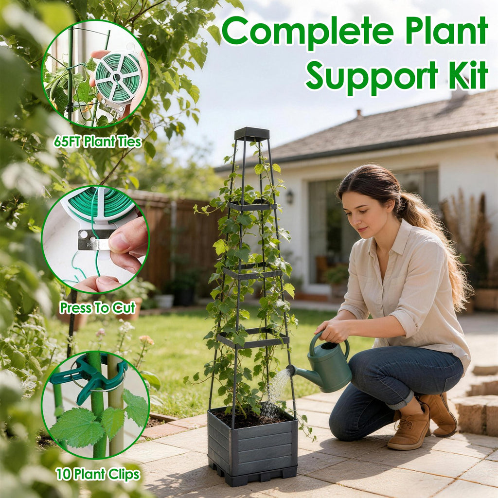 Self-Watering Trellis Planter Boxes, 56″ — Set of 2 — alternate view 10
