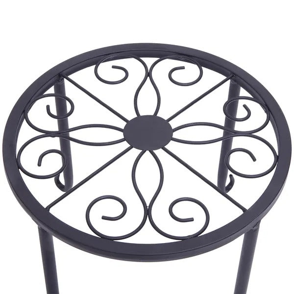 Metal Plant Stands — Set of 4 (Black) — alternate view 5