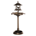 3-in-1 Bird Bath with Feeder & Planter — Bronze — alternate view 9
