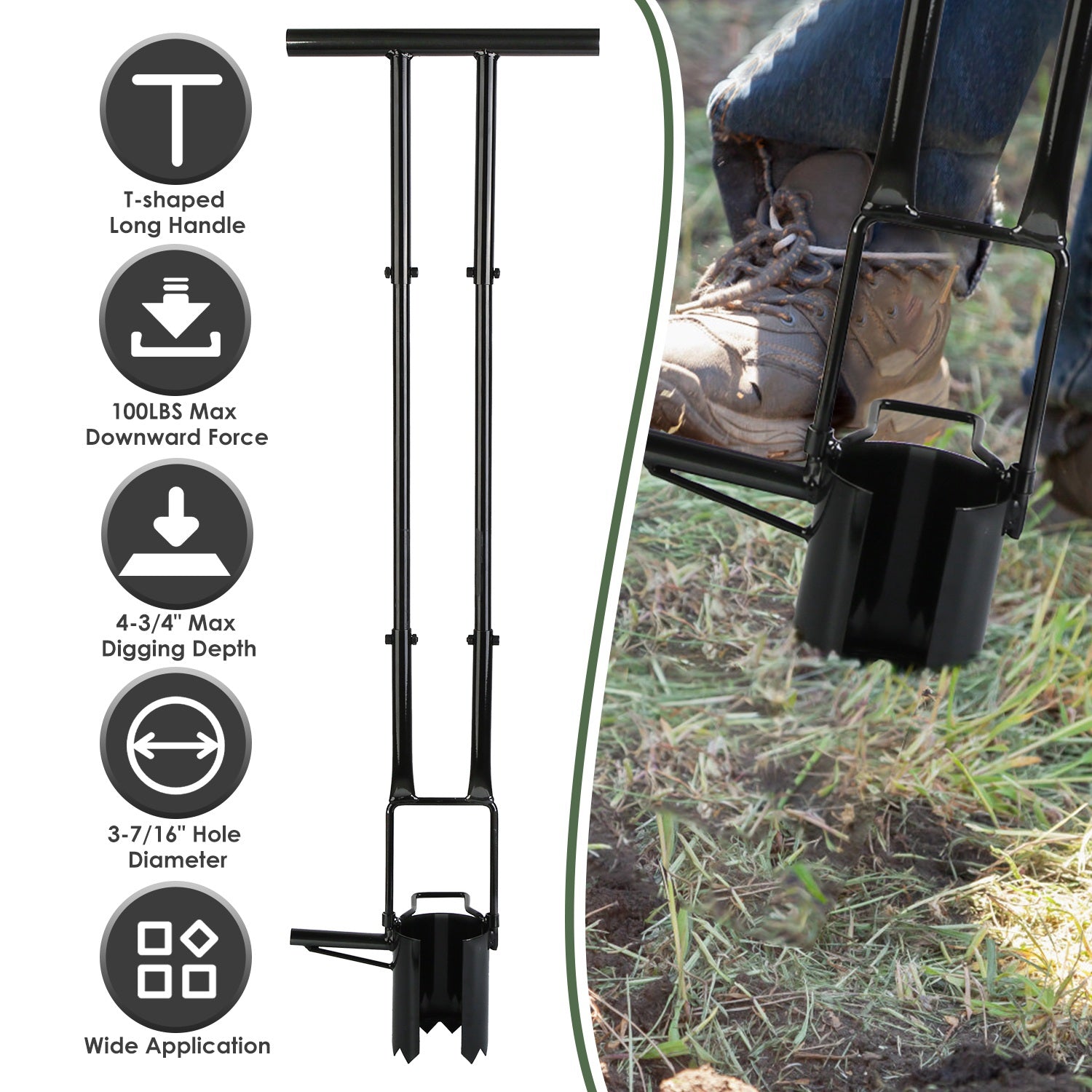 5-in-1 Long-Handle Bulb Planter