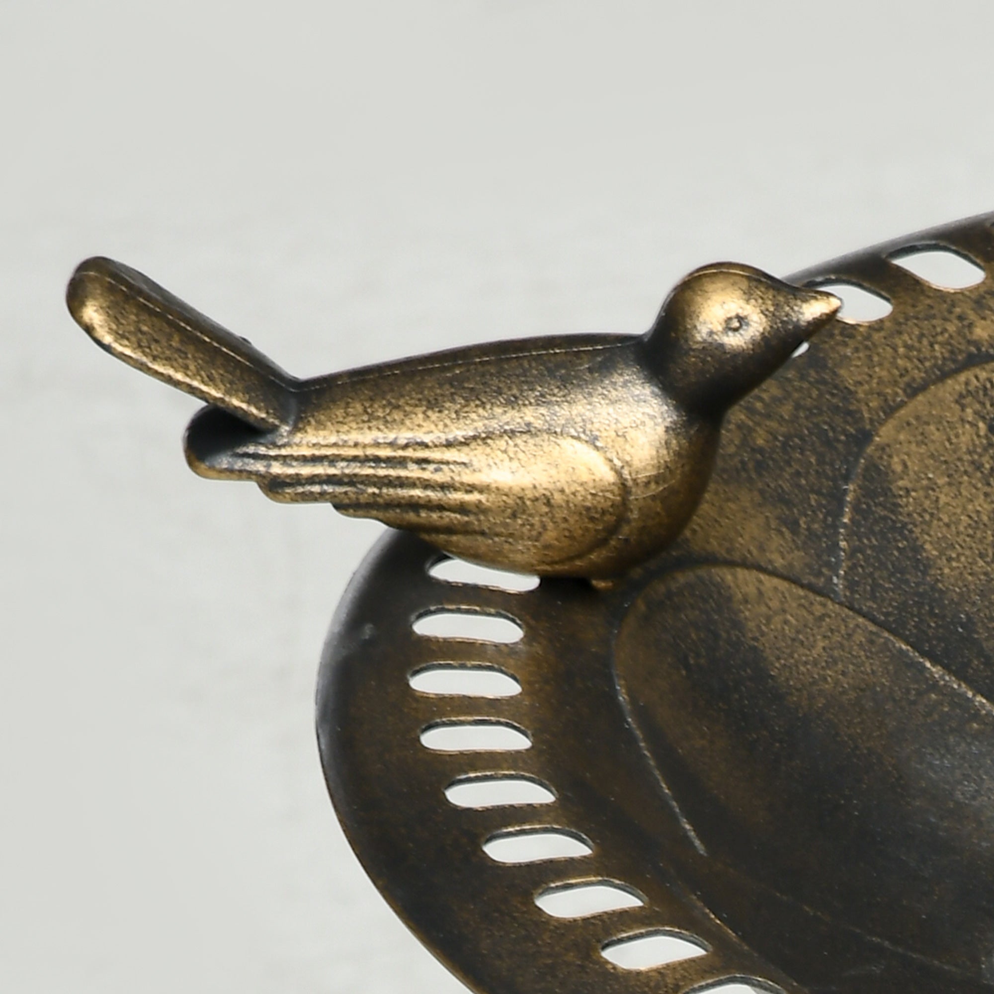 Two-Basin Antique Bird Bath — Bronze — alternate view 7